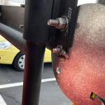 Shovel holder for Bone on Ladder